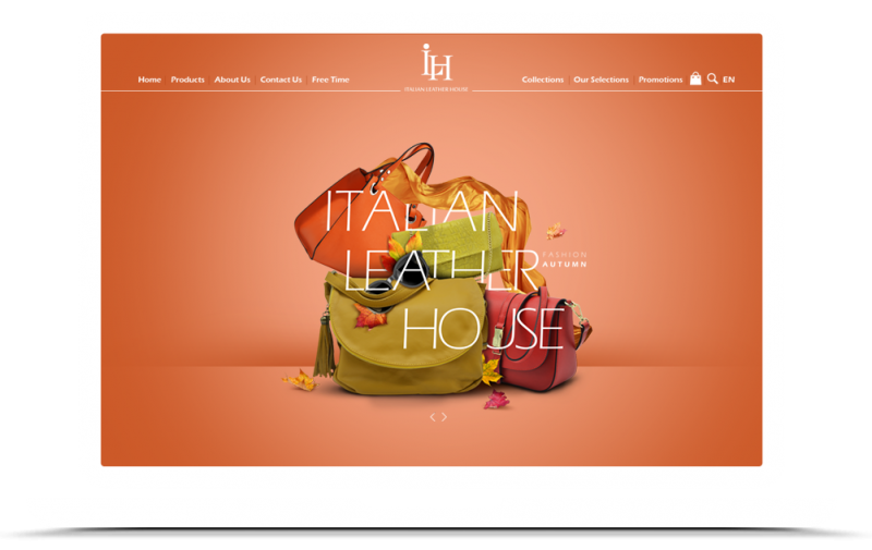 طراحی وب سایت خانه چرم ایتالیا