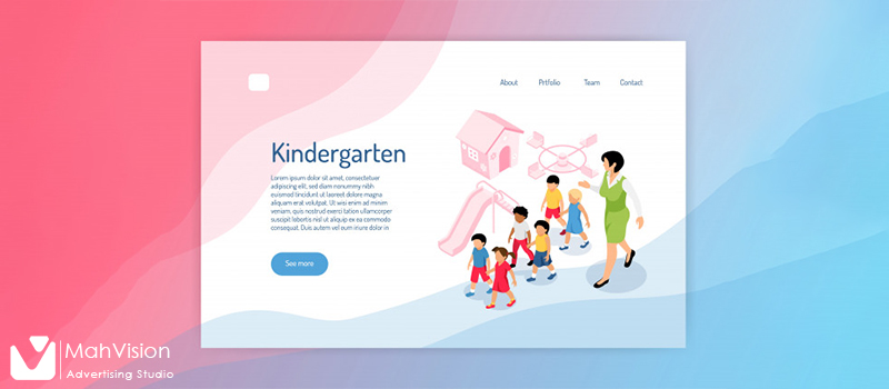 kindergarden web design
